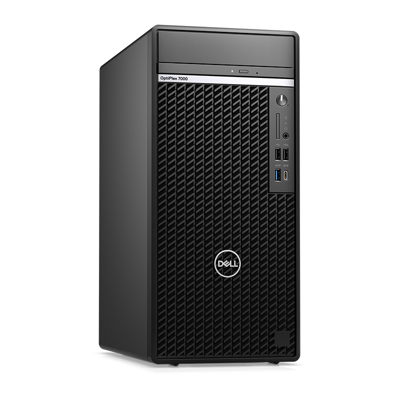 Dell OptiPlex 7000MT | Intel® Core™ i7-12700 @ 2.10GHz (Up to 4.9GHz Turbo) 12 Cores, 20 Threads 25MB Cache | 8GB 4800MHz DDR5 RAM | 1TB 3.5&quot; 7200rpm SATA HDD | Intel® Integrated Graphics| DVD+/-RW | Ports; Display Port 1.4 X 3 | Dell Wired USB Keyboard &amp; Mouse