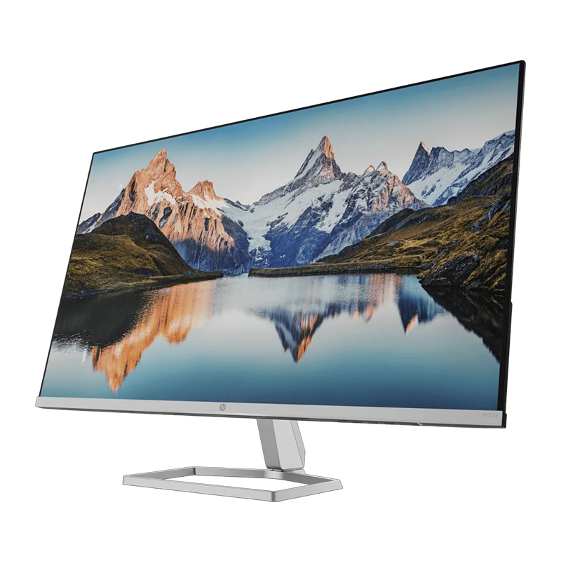 HP M32f FHD Monitor (2H5N0AA) - 31.5" FHD (1920 x 1080 @ 75 Hz), Flat VA, 1 VGA; 2 HDMI 1.4 (with HDCP support), Tilt Stand, On-screen controls; AMD FreeSync™; Low blue light mode; Anti-glare