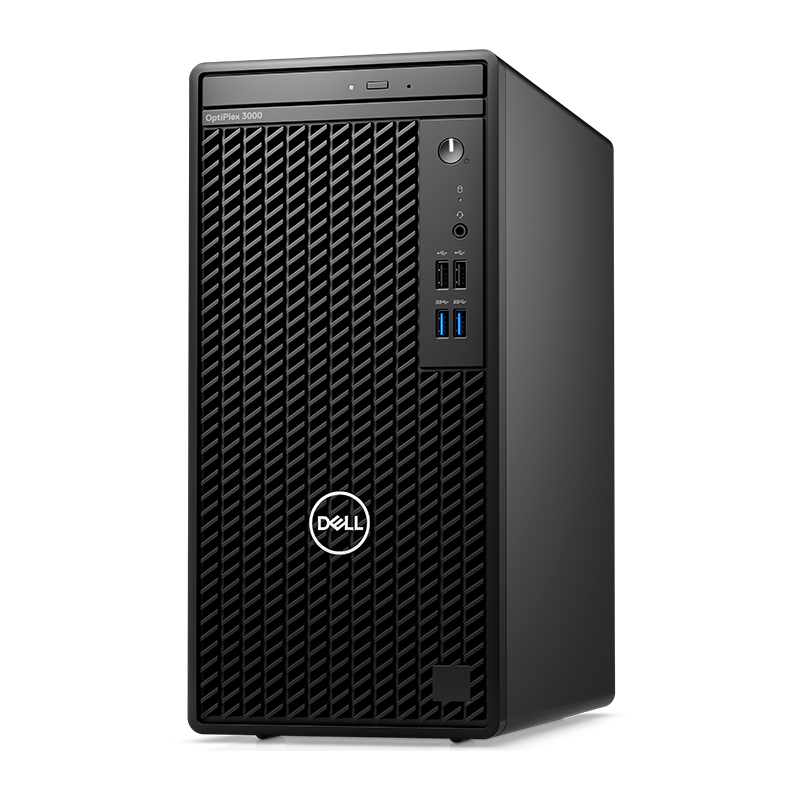 Dell Optiplex 3090MT | Intel® Core™ i3-10105 (6MB Cache, 4 Cores, 8 Threads, 3.7GHz to 4.4GHz, 65W), 4GB 3200 MHz DDR4 RAM, 1TB 7200RPM SATA HDD, Intel® UHD Graphics 630, 2 x DisplayPort 1.4, Dell Wired USB Keyboard & Mouse