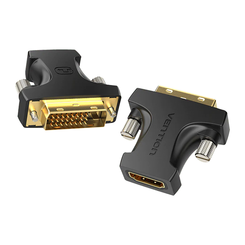 Vention® DVI(24+1) Male to HDMI Female Adapter Black (ECDB0)