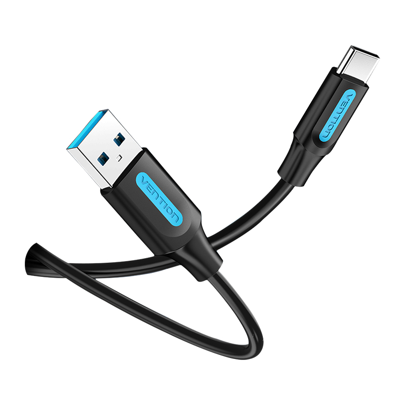 Vention® USB 3.0 A Male to C Male Cable 1M Black PVC Type (COZBF)