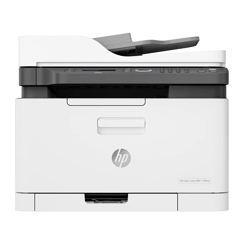 HP MFP M179fnw Color LaserJet | Print/Scan/Copy/Fax, Up to 600 x 600 dpi Print, USB, Network, Wireless & WiFi Direct, Up to 4ppm Colour Print, Up to 18ppm Mono Print, 40 Sheet ADF, Up to 20,000 Pages/Month, HP 117A CYMK Toner