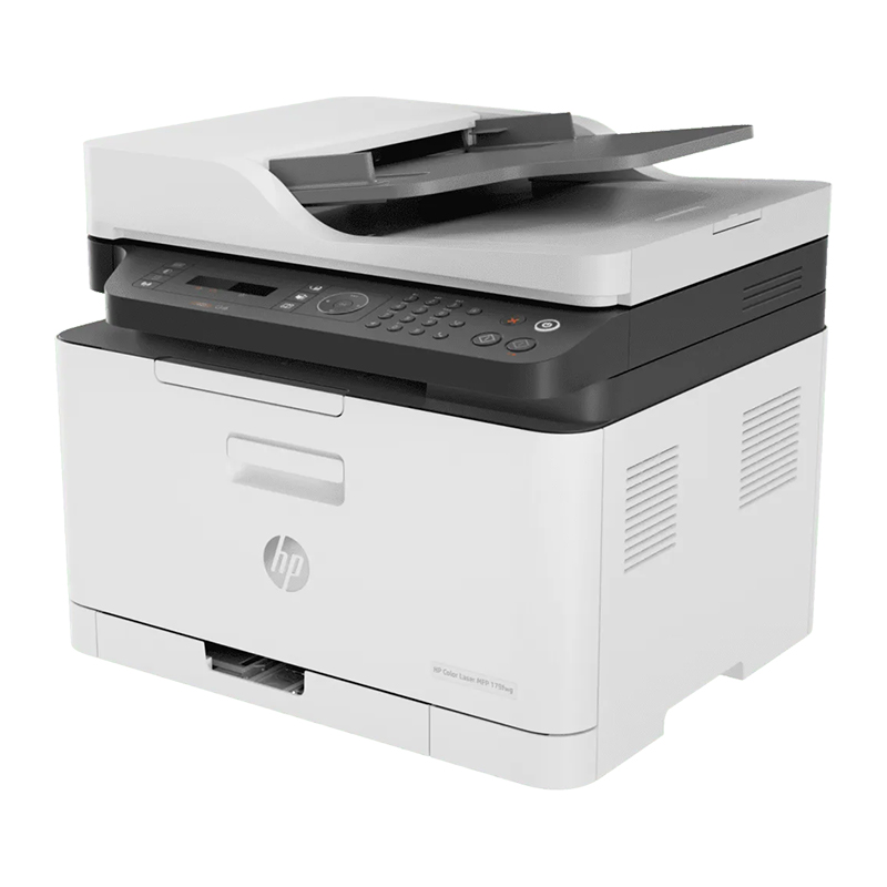 HP MFP M179fnw Color LaserJet | Print/Scan/Copy/Fax, Up to 600 x 600 dpi Print, USB, Network, Wireless & WiFi Direct, Up to 4ppm Colour Print, Up to 18ppm Mono Print, 40 Sheet ADF, Up to 20,000 Pages/Month, HP 117A CYMK Toner
