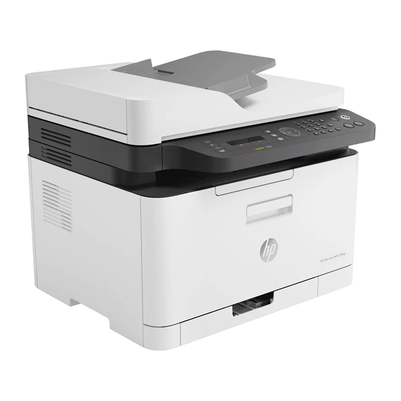 HP MFP M179fnw Color LaserJet | Print/Scan/Copy/Fax, Up to 600 x 600 dpi Print, USB, Network, Wireless &amp; WiFi Direct, Up to 4ppm Colour Print, Up to 18ppm Mono Print, 40 Sheet ADF, Up to 20,000 Pages/Month, HP 117A CYMK Toner