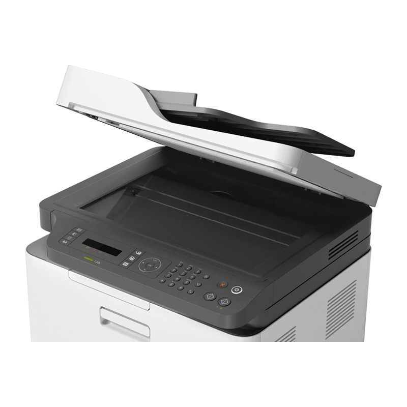 HP MFP M179fnw Color LaserJet | Print/Scan/Copy/Fax, Up to 600 x 600 dpi Print, USB, Network, Wireless & WiFi Direct, Up to 4ppm Colour Print, Up to 18ppm Mono Print, 40 Sheet ADF, Up to 20,000 Pages/Month, HP 117A CYMK Toner