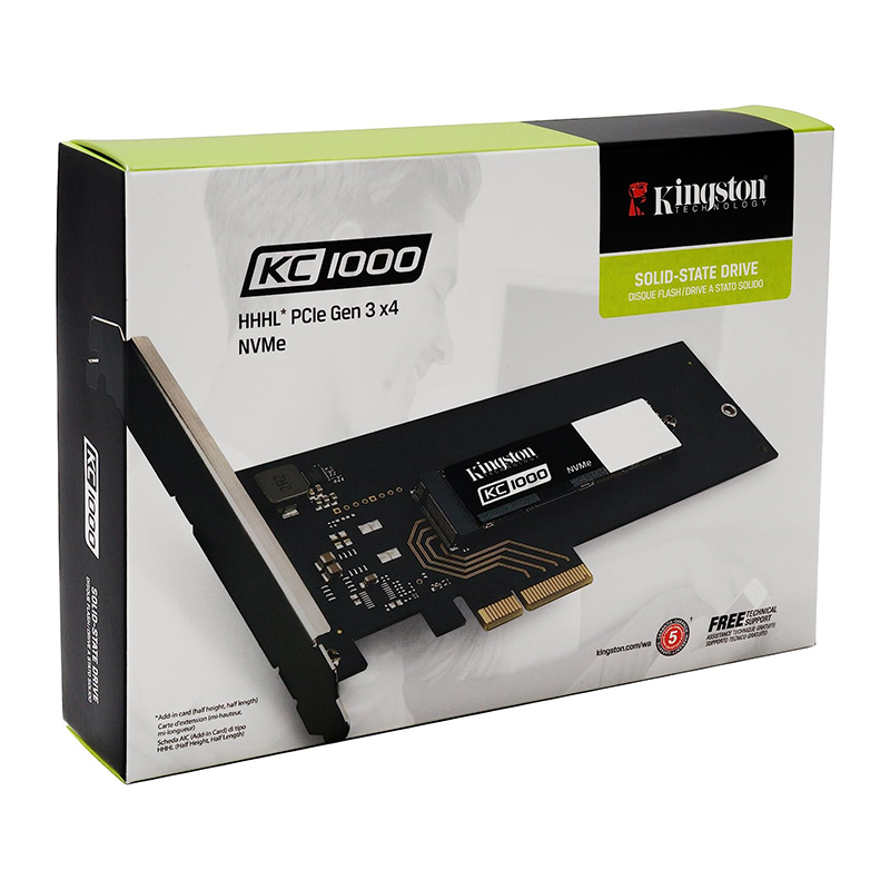 Kingston KC1000 NVMe PCIe 240GB SSD (HHHL)