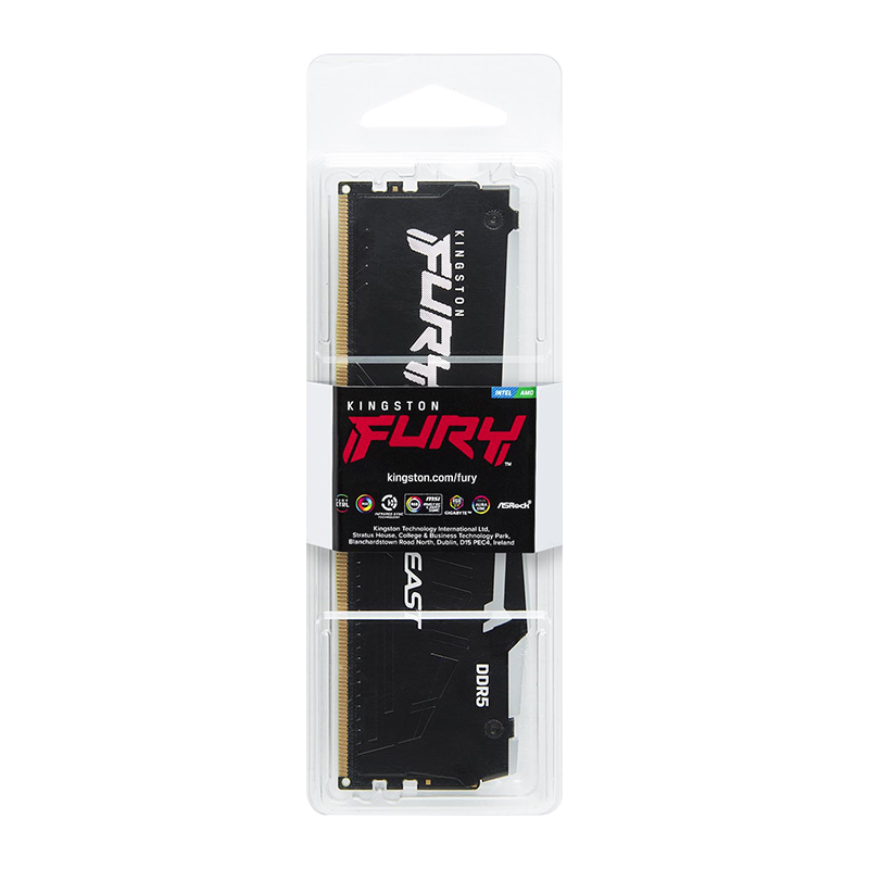KINGSTON FURY BEAST RGB 16GB DDR5 5200MT/s Non ECC DIMM RAM
