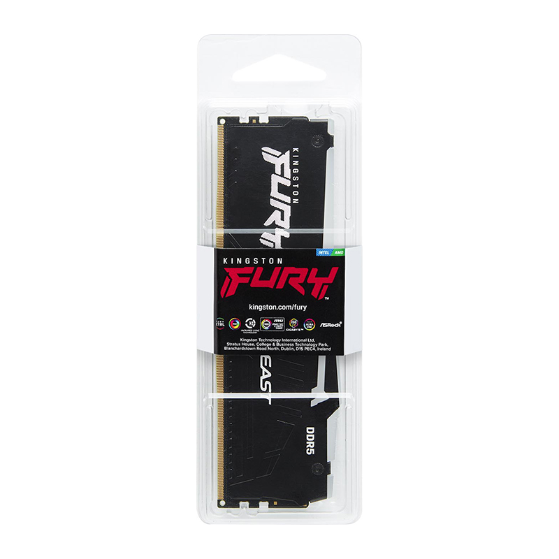 KINGSTON FURY BEAST RGB 32GB DDR5 5200MT/s NOT ECC DIMM RAM