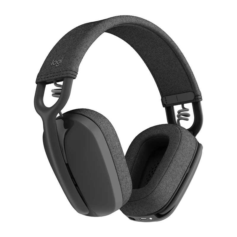 Logitech Zone Vibe 100 Wireless Over the Ear Headphones - Black