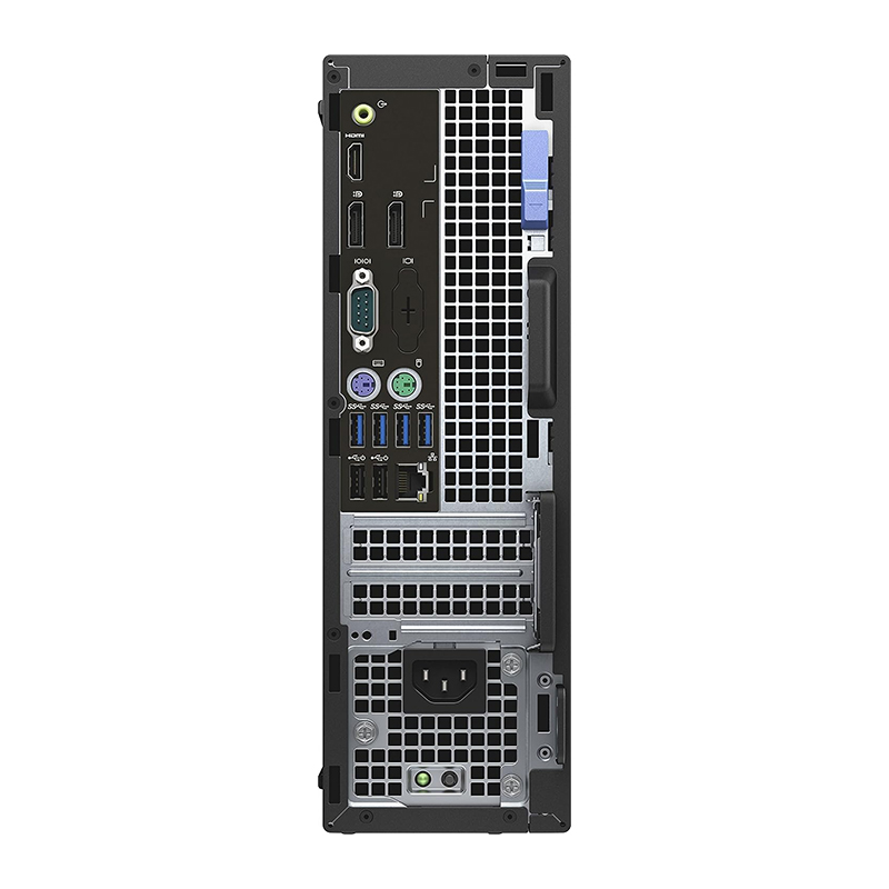Dell OptiPlex 7050-SFF Intel Core i5-7500 3.4 GHz, 8GB DDR4 2400MHz RAM, 256GB PCIe NVMe SSD + 500GB 3.5&quot; HDD, DVD-RW, 1x HDMI, 2x DP, Dell Wired USB Keyboard &amp; Mouse, Win10 HS, Dell E2016H 19.5&quot; LED Monitor 1x VGA, 1x DP (With DP Cable)