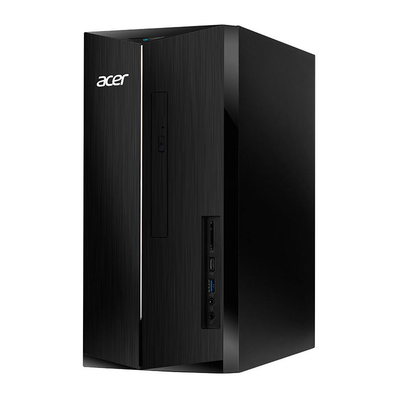 Acer Aspire TC-1780-13100W11 Desktop | Intel® Core™ i3-13100 13th Gen Processor, 4GB DDR4 RAM, 512GB PCIe NVMe SSD, Intel® UHD Graphics, WiFi 6 + Bluetooth, 2x HDMI port, Keyboard &amp; Mouse, Windows 11 Home, Black