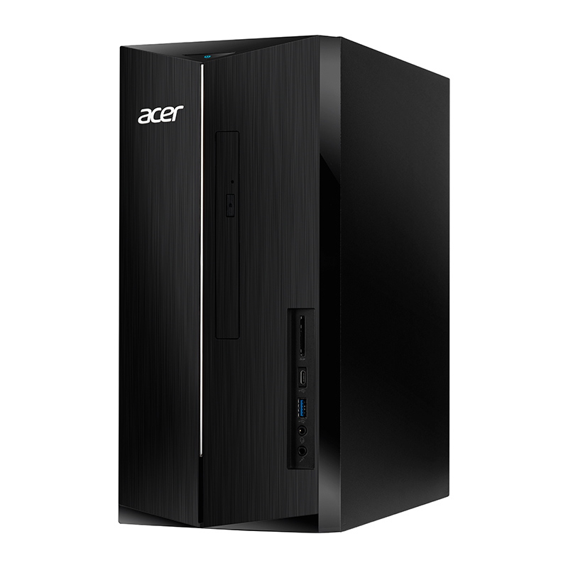 Acer Aspire TC-1780-13700W11 Desktop | Intel® Core™ i7-13700 13th Gen Processor, 4GB DDR4 RAM, 512GB PCIe NVMe SSD, Intel® UHD Graphics, WiFi 6 + Bluetooth, 2x HDMI port, Keyboard & Mouse, Windows 11 Home, Black