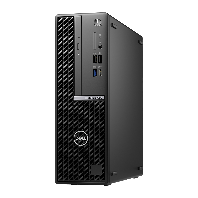 Dell Optiplex 7000 Small Form Factor (SFF) Desktop | Intel® Core™ i5-12500 12th Gen (18MB, 6C, 12T, 3.0 GHz to 4.60 GHz, 65W), 8GB DDR4 RAM, 256GB PCIe NVMe SSD, Intel® UHD Graphics 630, 3x Display Ports, Dell Pro Wireless Keyboard and Mouse - KM5221W, DOS