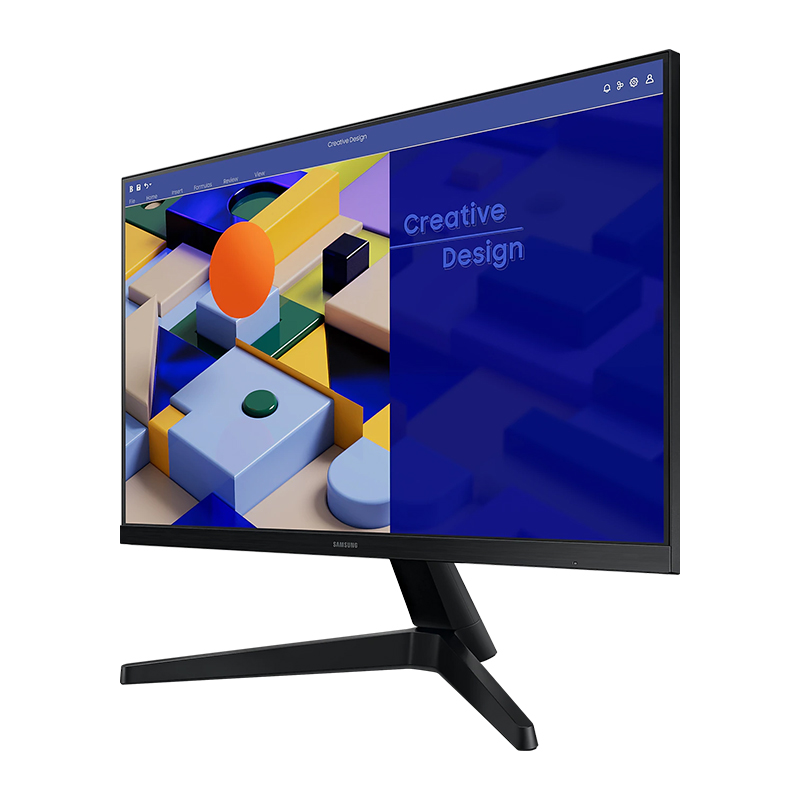 Samsung 24" Essential Monitor S24C310EAE | Borderless, 1920 x 1080 IPS, 75Hz, 5 ms, 250 cd/㎡, AMD FreeSync, HDMI, VGA