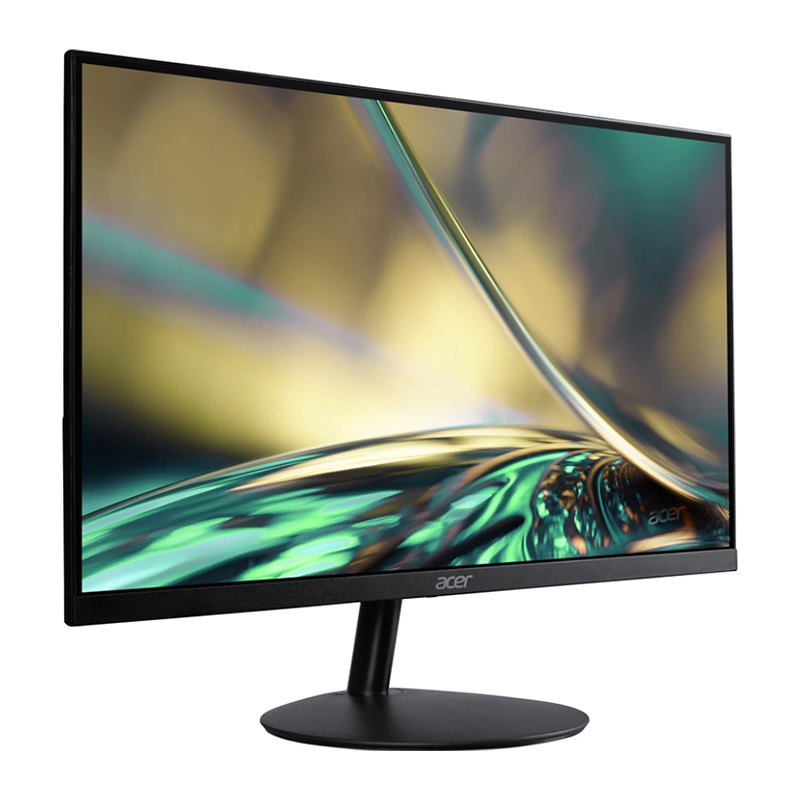 Acer SA242YH 23.8" Ultra Slim Monitor | FHD E2E (VA) Zero Frame Display, 1920x1080, 100Hz (HDMI), 75Hz (VGA), 250 cd/m2, 1 ms, AMD FreeSync™ Technology, VGA + HDMI Ports, Black