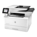 HP LaserJet Pro MFP M428fdn – Function:  Print, Copy, Scan, Fax, Email; Printing Colors: Black &amp; White, Print Speed: Up to 40 ppm; Print Quality: 1200 dpi; Duplex: Automatic; Media Sizes: A4; A5; A6; B5; Duty Cycle: Up to 80,000 pages; Toner: HP CF259A