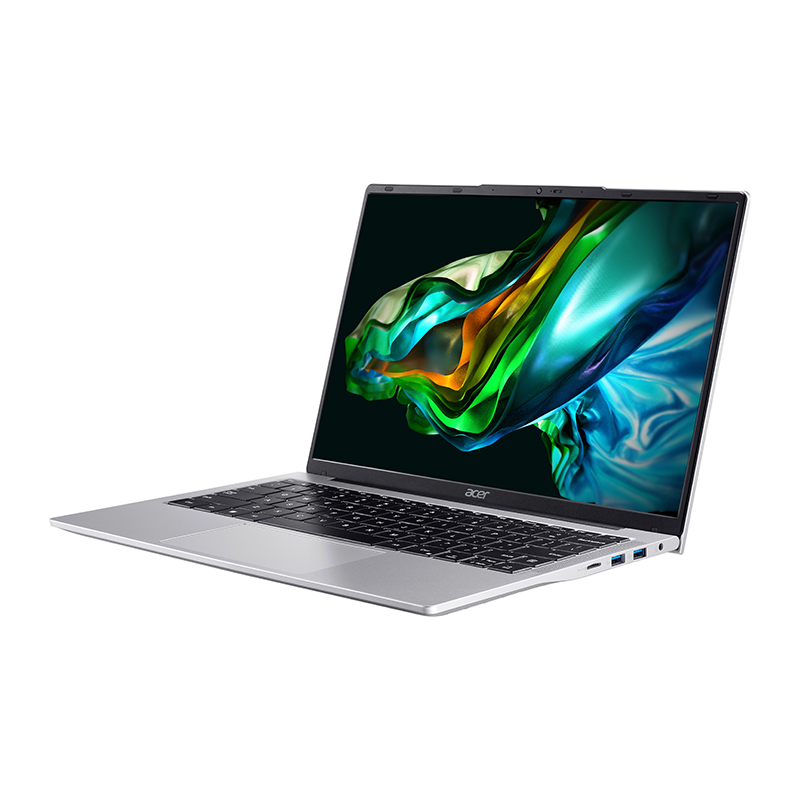 Acer Aspire Lite AL14-31P-C26D Laptop | Intel N100 Processor, 8GB DDR5 RAM, 512GB PCIe NVMe SSD, 14" WUXGA IPS SlimBezel, Intel UHD Graphics, Windows 11 Home, Silver