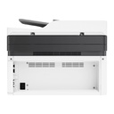 HP Laser MFP 137FNW Printer (4ZB84A) - Print, Scan, Copy & Fax; Print Speed: Up to 20 ppm; Print Resolution: Up to 1200 x 1200 dpi; Duplex Printing: Manual; Connectivity: Wireless, Ethernet, USB 2.0; Paper Handling: 150 sheet Paper Tray + 40 Sheet ADF; HP 106A