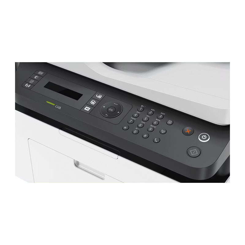 HP Laser MFP 137FNW Printer (4ZB84A) - Print, Scan, Copy & Fax; Print Speed: Up to 20 ppm; Print Resolution: Up to 1200 x 1200 dpi; Duplex Printing: Manual; Connectivity: Wireless, Ethernet, USB 2.0; Paper Handling: 150 sheet Paper Tray + 40 Sheet ADF; HP 106A