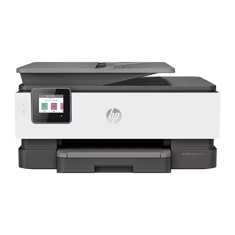 HP OfficeJet Pro 8023 All-in-One Wireless Printer - Functions: Print,copy,scan,fax - HP thermal inkjet print technology - Up to 20 ppm black and 10 ppm colour - 225-Sheet input tray - 60-Sheet output tray - Borderless printing - Cartridges: HP 912 C,Y,M,K