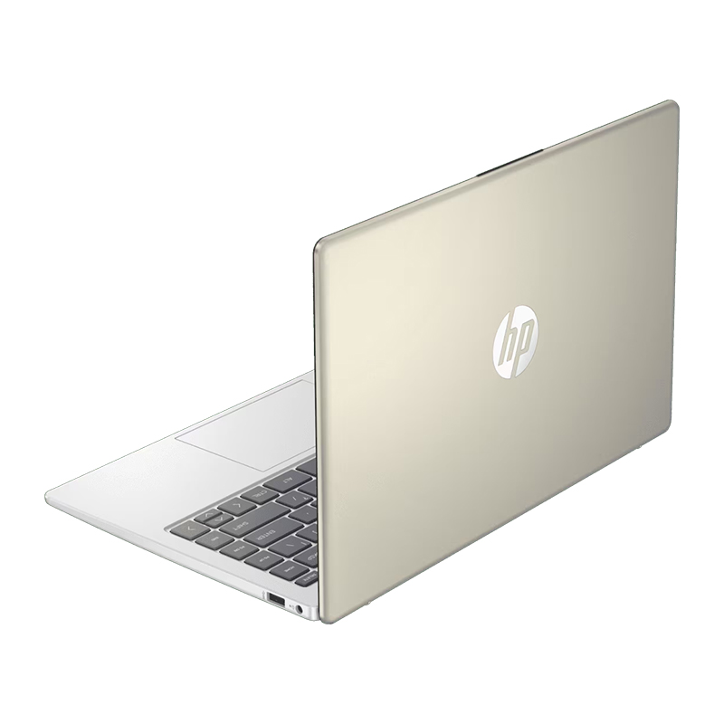 HP 14-ep0039TU Laptop | Intel® Core™ i7-1355U Processor, 8GB DDR4 3200 MHz RAM, 512 GB PCIe® NVMe™ SSD, 14&quot; diagonal, FHD (1920 x 1080), IPS, micro-edge, anti-glare, 250 nits, 45% NTSC, Intel® Iris® Xe Graphics, Windows 11 Home,  Warm Gold