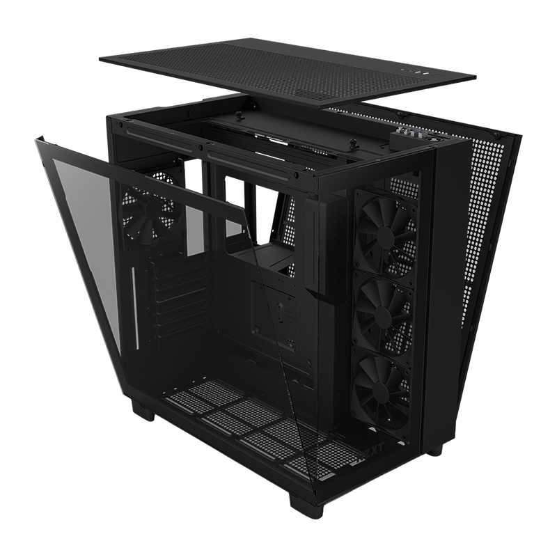 NZXT H9 Flow Mid-tower ATX Case - Black