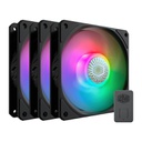 Cooler Master SickleFlow 120 ARGB Fan 3-in-1 Pack - Black (MFX-B2DN-183PA-R1)