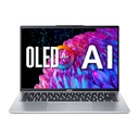 Acer Swift GO 14 SFG14-73-7331 AI PC Laptop | Intel® Core™ Ultra 7 155H Processor, 16GB LPDDR5X RAM, 1TB PCIe NVMe SSD, 14" CineCrystal™ OLED WQXGA+ (2880 x 1800) 90Hz, Intel® Arc™ Graphics, Windows 11 Home, Pure Silver