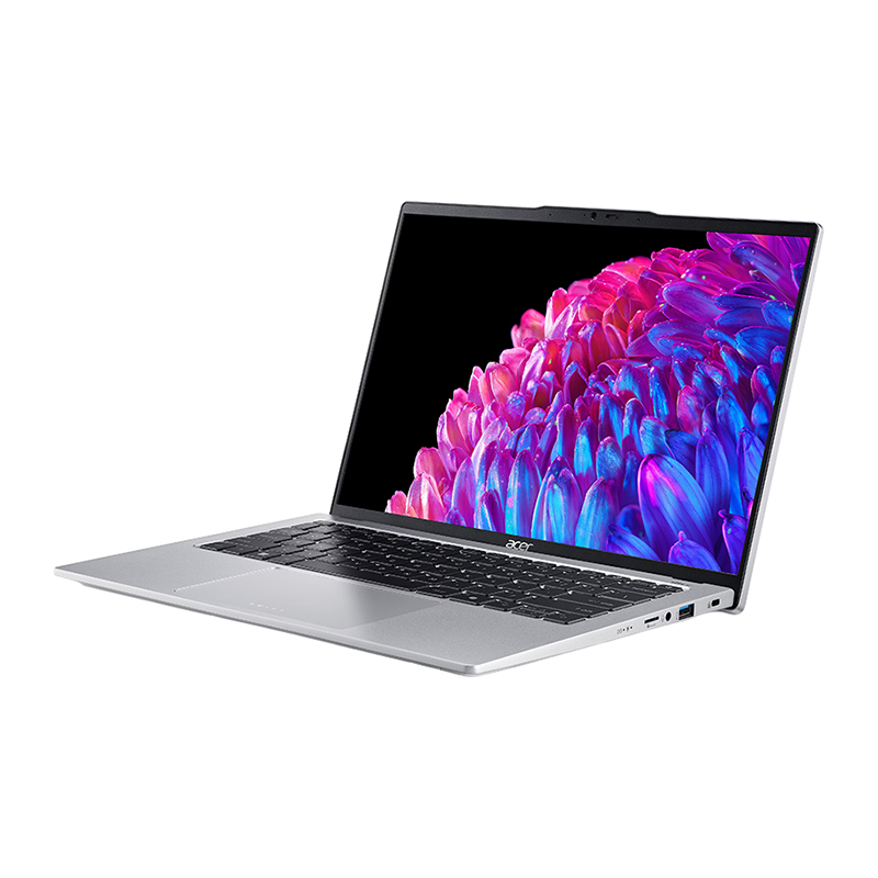 Acer Swift GO 14 SFG14-73-7331 AI PC Laptop | Intel® Core™ Ultra 7 155H Processor, 16GB LPDDR5X RAM, 1TB PCIe NVMe SSD, 14" CineCrystal™ OLED WQXGA+ (2880 x 1800) 90Hz, Intel® Arc™ Graphics, Windows 11 Home, Pure Silver