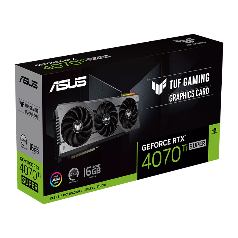 ASUS TUF Gaming GeForce RTX™ 4070 Ti SUPER 16GB GDDR6X Graphics Card (90YV0KF1-M0NA00)