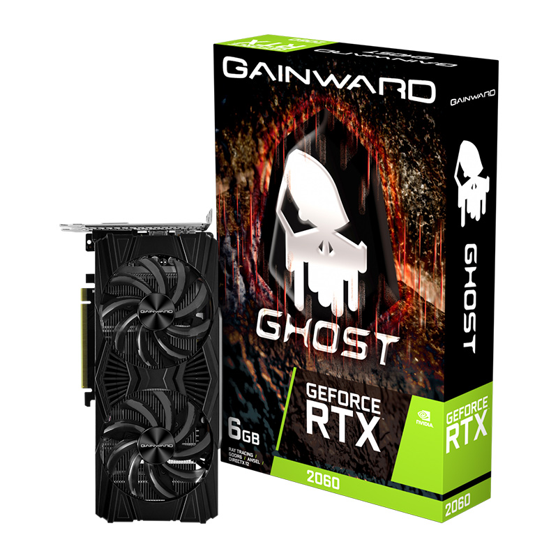 GAINWARD NVIDIA RTX2060 6GB GDDR6 192BIT GHOST VGA CARD