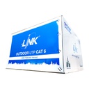 LINK CAT6 UTP Cable, PE Outdoor, 23 AWG, w/Drop Wire, 305M (Double Jacket) (US-9106MD)