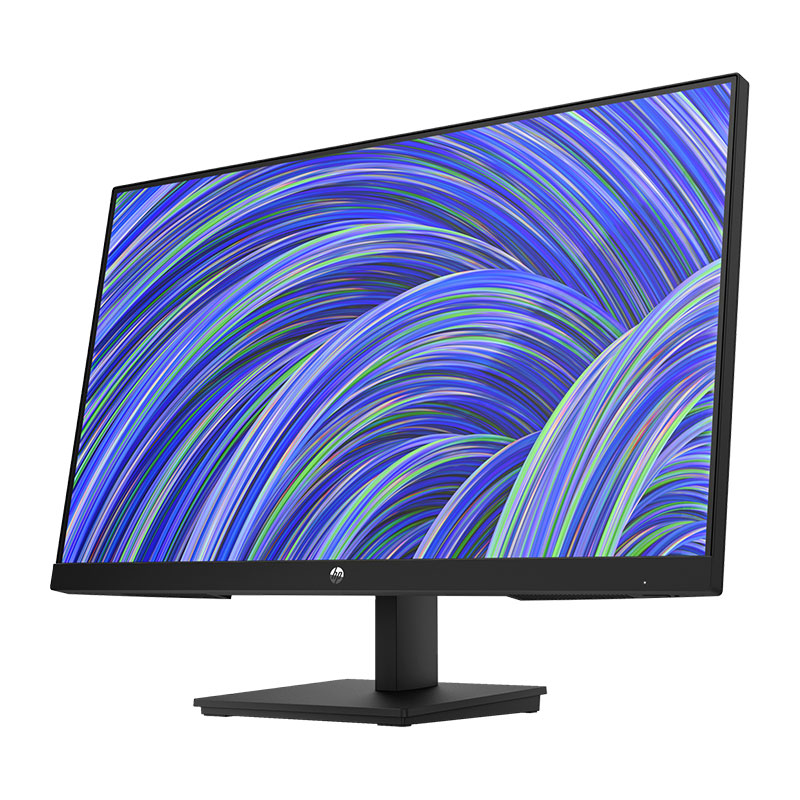 HP V24i G5 FHD Monitor | 23.8" FHD (1920 x 1080), 75Hz, 16:9, 250 nits, 1000:1, 5ms GtG, AMD FreeSync™; Low blue light mode; Anti-glare, VGA x1, HDMI x1, DP x1, Black