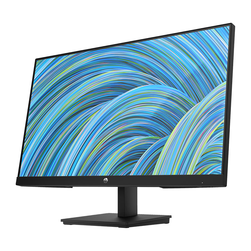 HP V24v G5 FHD Monitor | 23.8" FHD, Anti-Glare, Low Blue Light 3-Sided Micro-Edge TUV Certified, 75Hz, AMD Free Sync, 1x VGA, 1x HDMI 1.4 Ports, 250 nits, Black