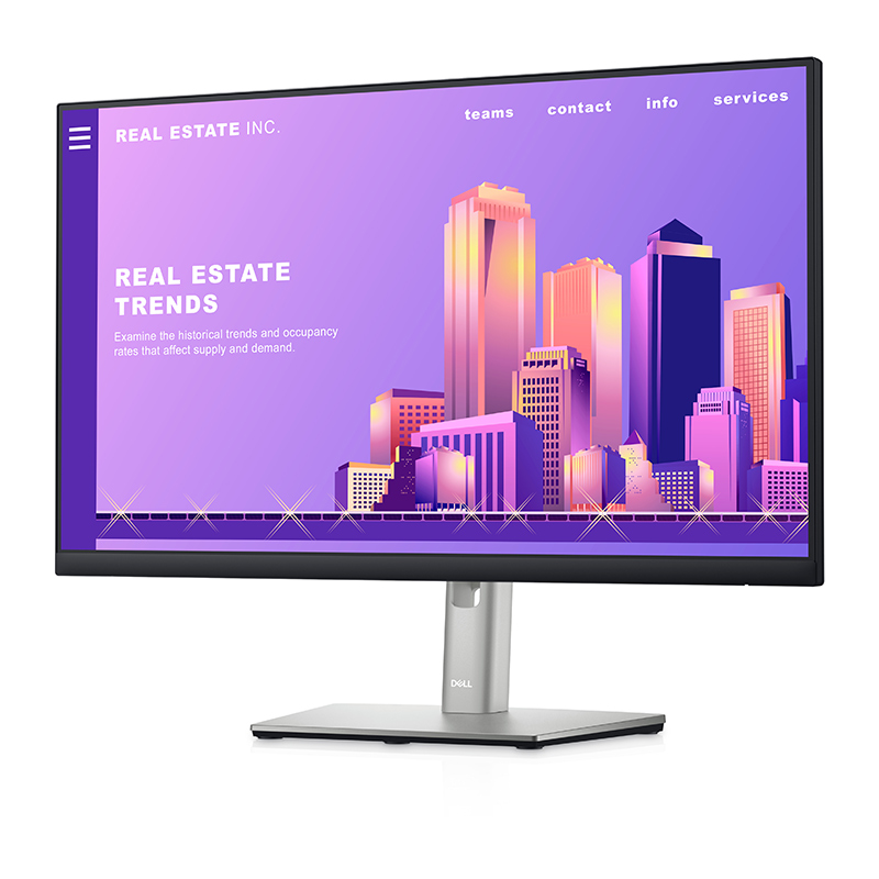 Dell P2422H 24" LED Monitor | Tilted View