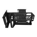 Cooler Master MasterAccessory Vertical Graphics Card Holder Kit V3 | Premium Riser Cable, PCI-E 4.0 x16-165mm, Compatibility PCIe 4.0 and Older for E-ATX, ATX, Micro ATX Case - Black (MCA-U000R-KFVK03)