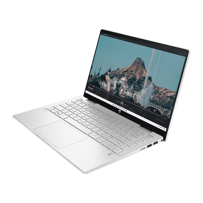 HP Pavilion x360 14-ek1039TU 2-in-1 Touch Laptop |Intel® Core™ i5-1335U Processor, 16 GB DDR4-3200 MHz RAM, 512GB PCIe NVMe SSD, 14" FHD (1920 x 1080) IPS, multitouch-enabled Display, Intel® Iris® Xᵉ Graphics, W11 Home, Silver