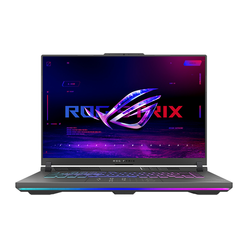 Asus Rog Strix G16 G614J-IRN4091W Gaming Laptop | Intel® Core™ i9-14900HX, 16GB DDR5-5600MHz SO-DIMM RAM, 1TB NVMe™ PCIe M.2 SSD, 16” QHD+ WUXGA (2560x1600), NVIDIA® GeForce RTX™ 4070, Windows 11 Home, Green