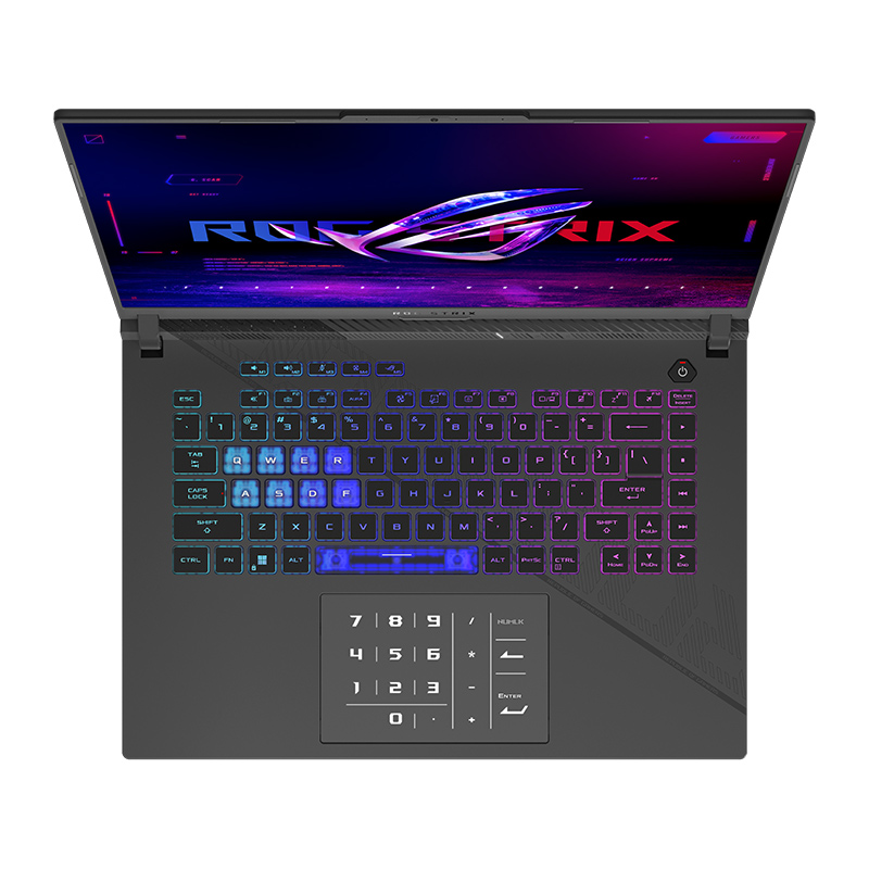 Asus Rog Strix G16 G614J-IRN4091W Gaming Laptop | Intel® Core™ i9-14900HX, 16GB DDR5-5600MHz SO-DIMM RAM, 1TB NVMe™ PCIe M.2 SSD, 16” QHD+ WUXGA (2560x1600), NVIDIA® GeForce RTX™ 4070, Windows 11 Home, Green