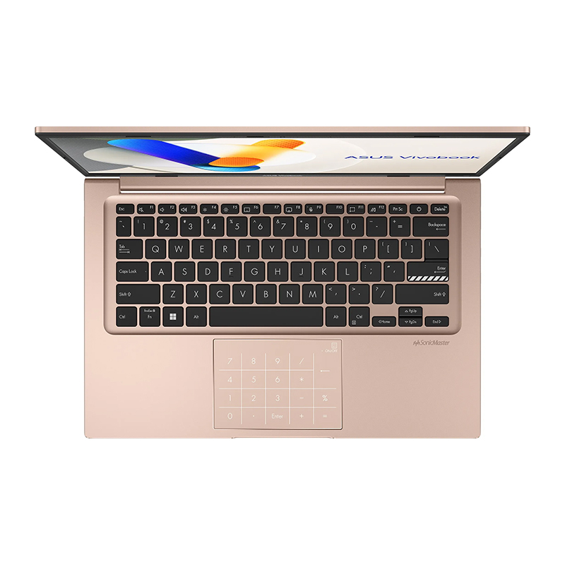 Asus Vivobook A1404V-APB008WSM Laptop | Intel® Core™ 5 120U 1.4GHz, 16GB DDR4-3200MHz SO-DIMM RAM, 512GB NVMe™ PCIe M.2 SSD, 14" FHD (1920 x 1080), Intel® Iris Xᵉ Graphics, Windows 11 Home, Pink