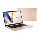 Asus Vivobook A1404V-APB008WSM Laptop | Intel® Core™ 5 120U 1.4GHz, 16GB DDR4-3200MHz SO-DIMM RAM, 512GB NVMe™ PCIe M.2 SSD, 14" FHD (1920 x 1080), Intel® Iris Xᵉ Graphics, Windows 11 Home, Pink