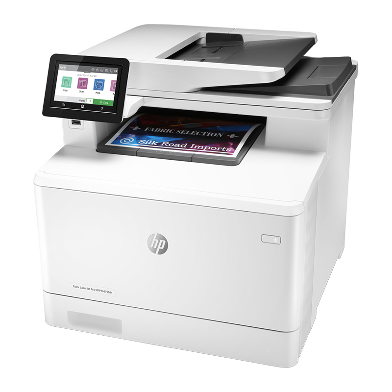 HP Color LaserJet Pro MFP M479dw (W1A77A) | Functions: Print, Copy, Scan, Email, Wireless, Duplex / Print Speed: Up to 27 ppm (Black & Color) / Duty cycle (A4): Up to 50,000 pages / Connectivity: USB, Ethernet, Wi-Fi / Toner: HP 415A