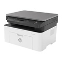 HP Laser MFP 135w Printer (107A Toner) | Functions: Print, Scan, Copy; Print Speed: 21 ppm (black); Connectivity: USB, Wi-Fi; Replacement toner: HP 107A Toner