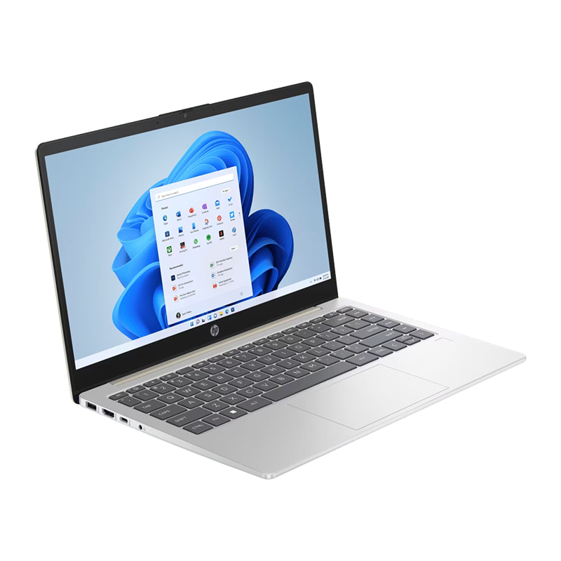 HP 14-em0046AU Laptop | AMD Ryzen™ 3 7320U, 8 GB LPDDR5-5500 MHz, 512 GB PCIe® NVMe™ M.2 SSD, 14", FHD (1920 x 1080), AMD Radeon™ Graphics, Windows 11 Home, Warm Gold
