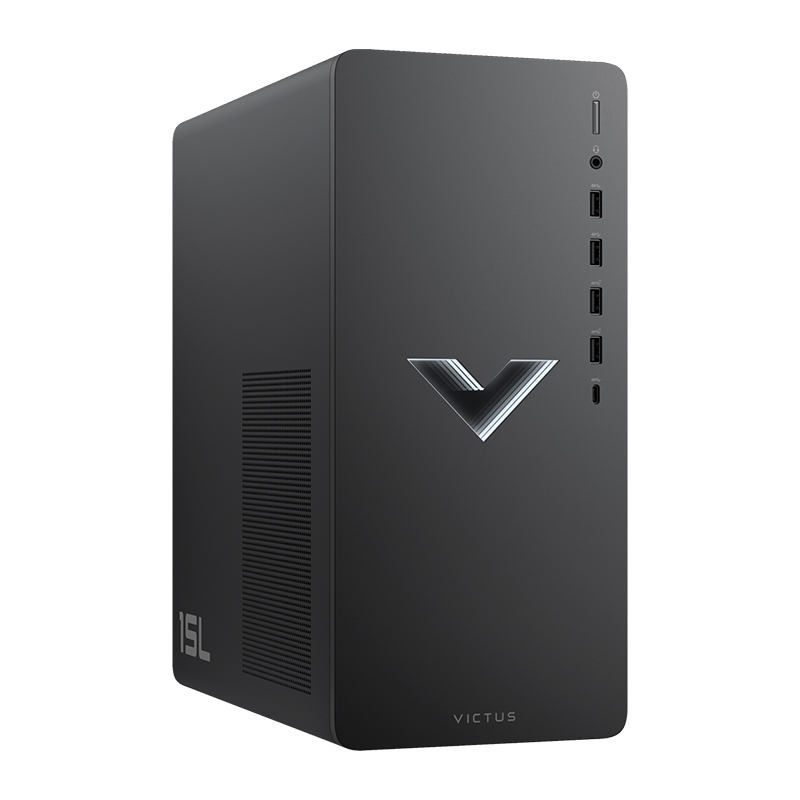 HP Victus TG02-2006d 15L Gaming Desktop PC | Intel® Core™ i7-14700F Processor, 8 GB DDR4-3200 MHz RAM, 512 GB PCIe® NVMe™ M.2 SSD, NVIDIA® GeForce RTX™ 4060, Windows 11 Home, Silver