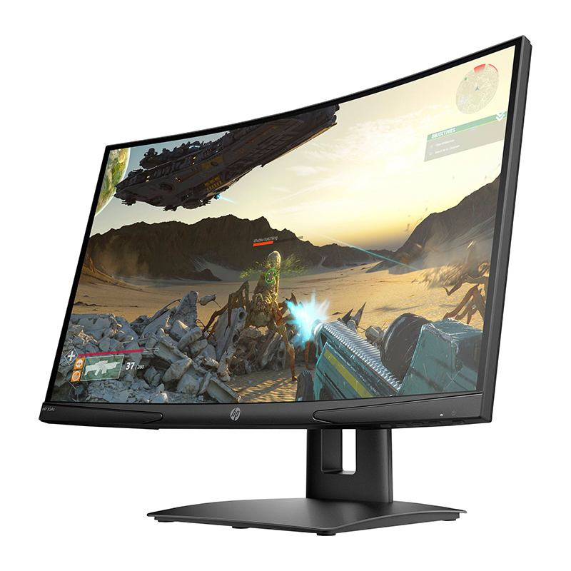 HP X24c 23.6" Curved Gaming Monitor | FHD 1920 x 1080, 144Hz, 300 cd/m², 4ms, VA, 1 x HDMI, 1 x DP