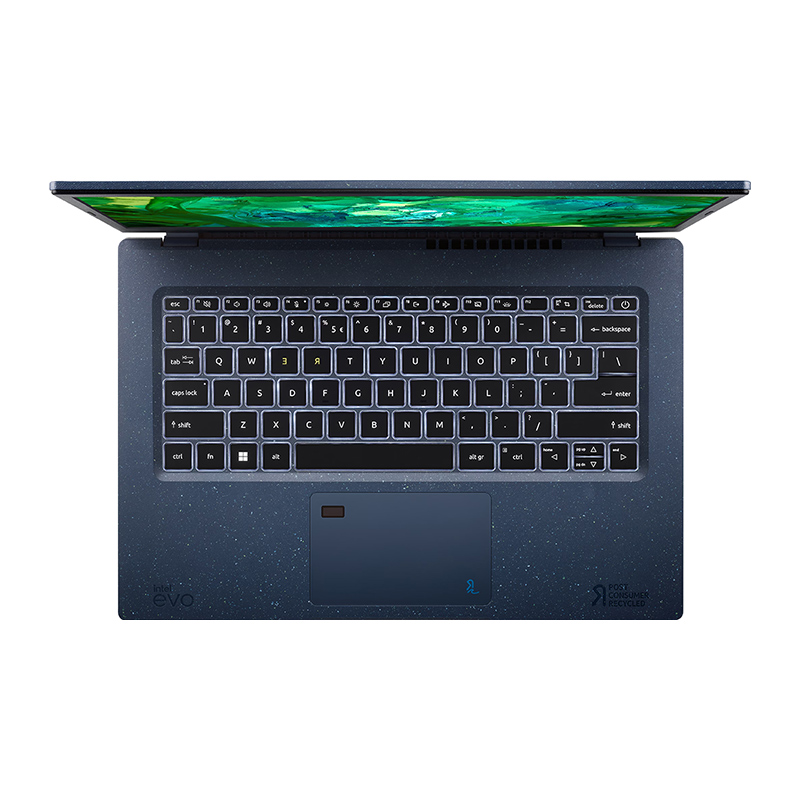 Acer Vero AV14-52P-309G 14" Laptop | Intel® Core™ i3-1315U Processor, 8GB LPDDR4x OB RAM, 512GB NVMe PCie Gen4 SSD, 14" FHD(1920x1080), Intel UHD Graphics, Windows 11 Home, Marina Blue