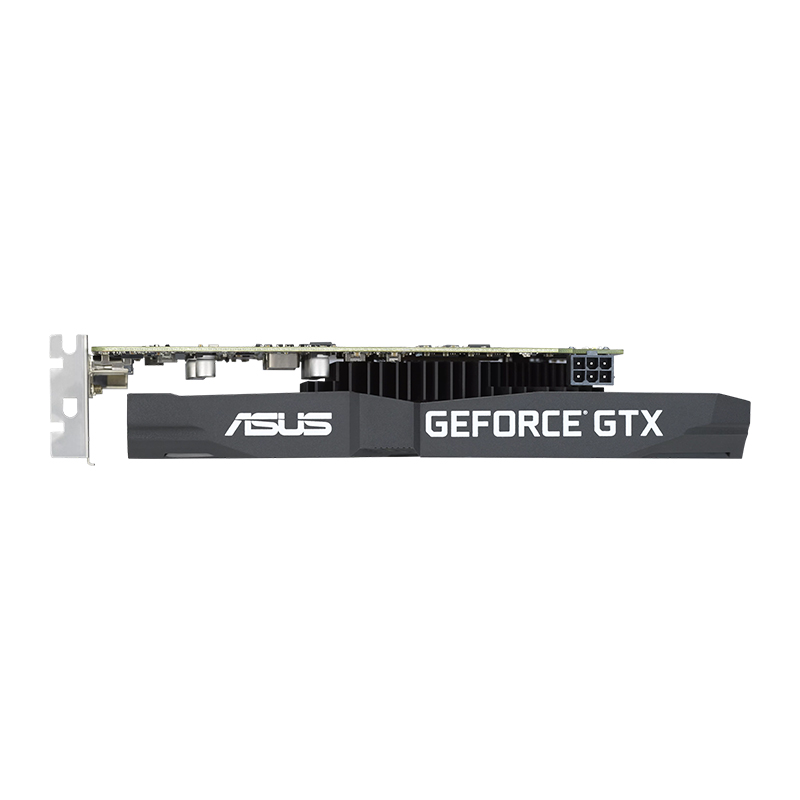 ASUS Dual GeForce® GTX 1650 OC Edition 4GB GDDR6 EVO Graphics Card (DUAL-GTX1650-O4GD6-P-EVO) | DVI-D x1, HDMI 2.0b x1, DisplayPort 1.4a, x1, HDCP Support 2.2