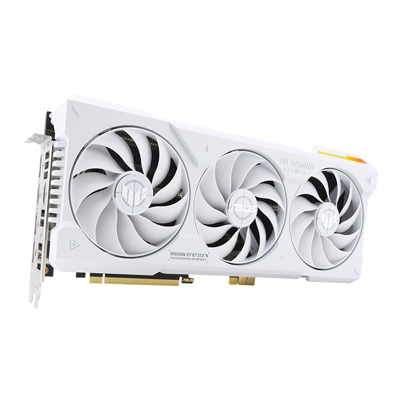 ASUS TUF Gaming GeForce RTX 4070 Ti SUPER BTF White OC Edition 16GB GDDR6X Graphics Card (DisplayPort x3, HDMI x2) - 90YV0KI0-M0NA00