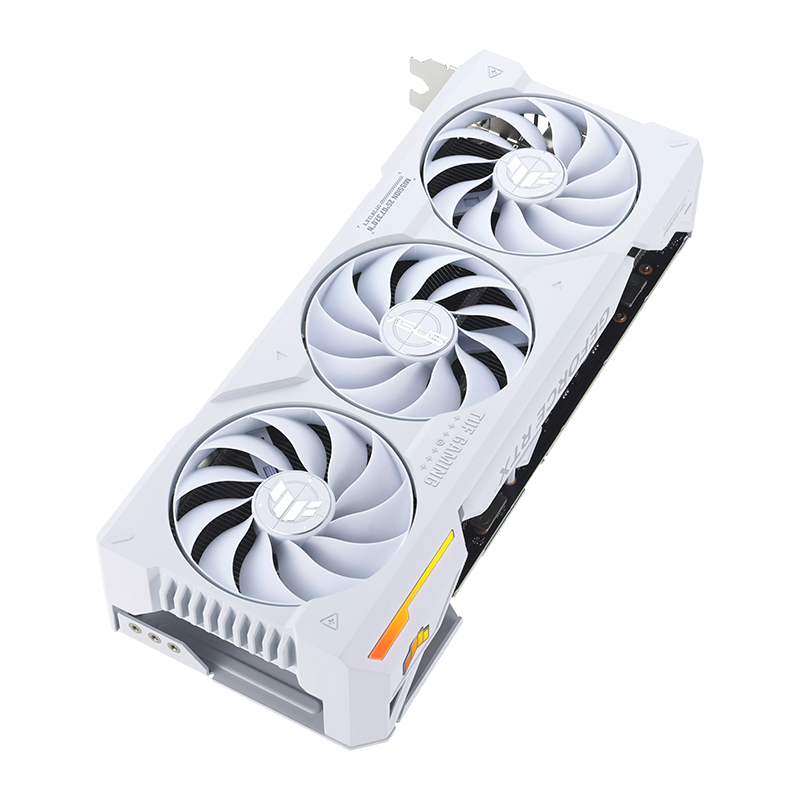 ASUS TUF Gaming GeForce RTX 4070 Ti SUPER BTF White OC Edition 16GB GDDR6X Graphics Card (DisplayPort x3, HDMI x2) - 90YV0KI0-M0NA00